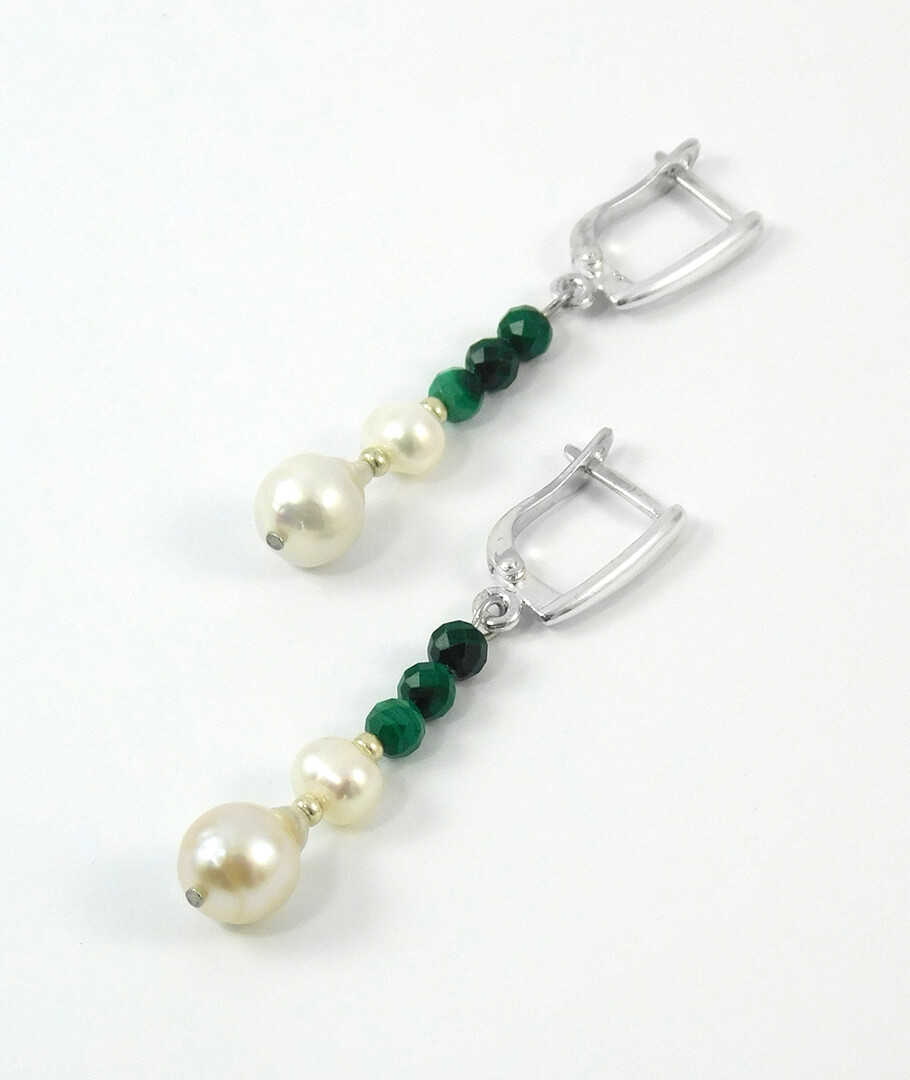 Earrings "Magic of the forest" Jasper