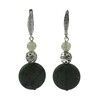 Earrings &quot;Magic of the forest&quot; Jasper