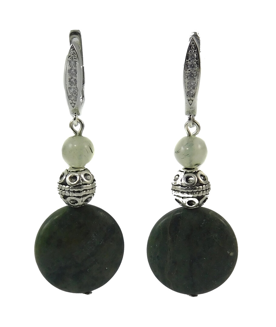 Earrings "Magic of the forest" Jasper