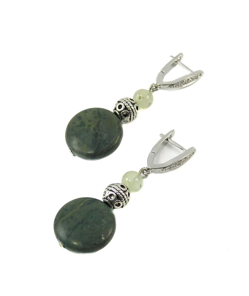 Earrings "Magic of the forest" Jasper