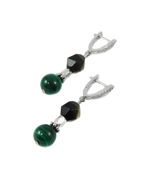 Earrings "Magic of the forest" Jasper