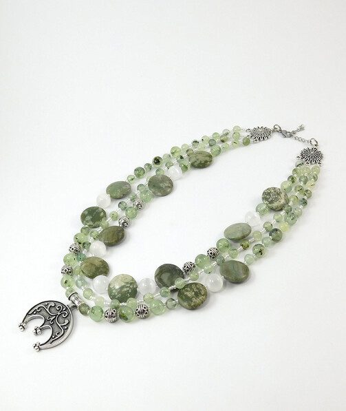 Necklace "Magic of the Forest" Jasper