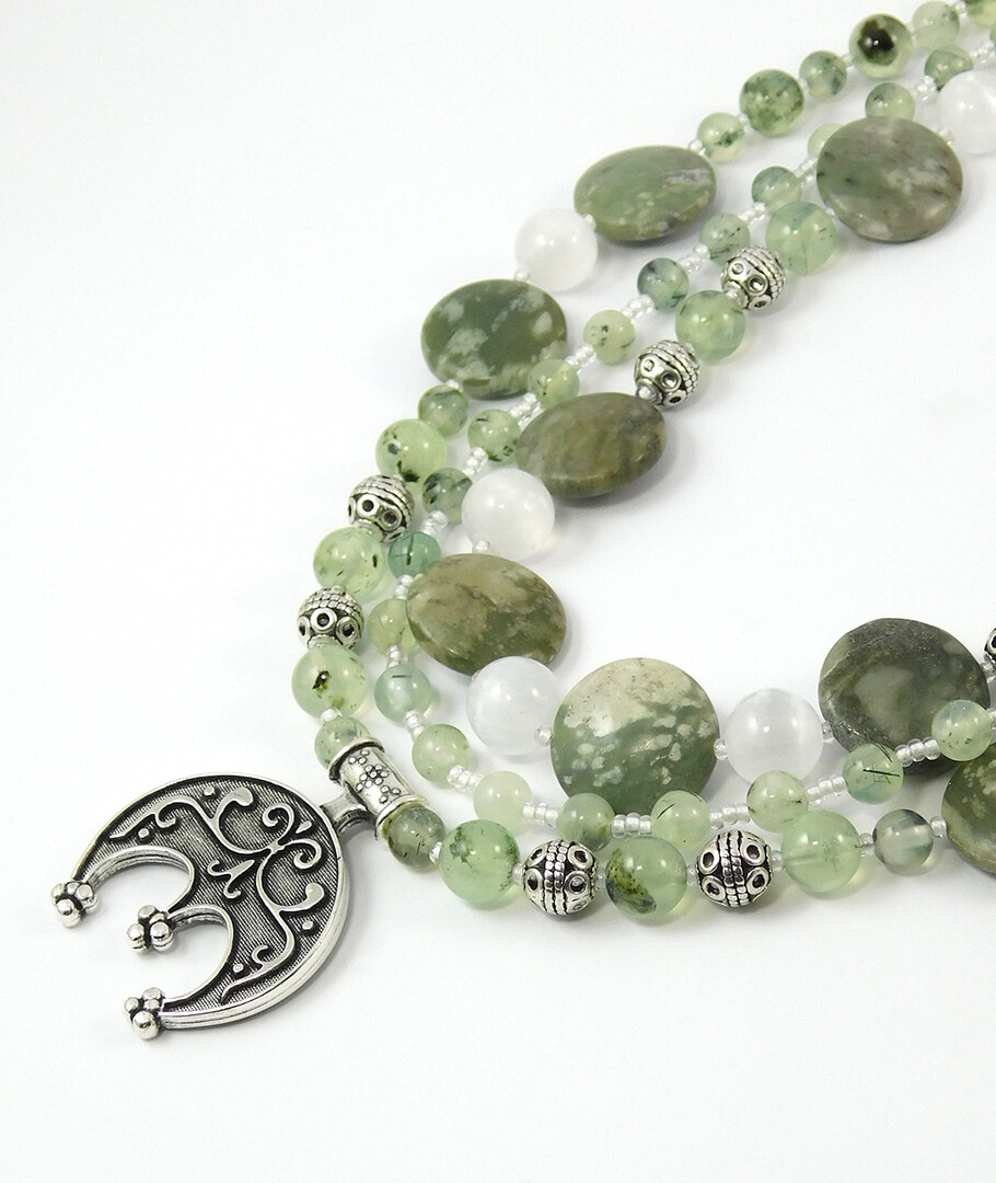 Necklace "Magic of the Forest" Jasper