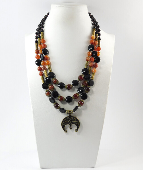 Necklace "Magic of the Forest" Jasper