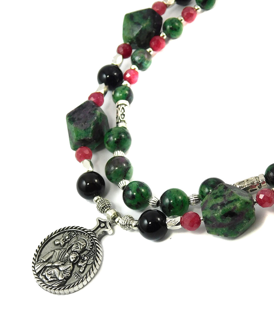 Necklace "Magic of the Forest" Jasper