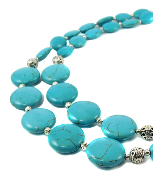 Necklace "Blair" Turquoise