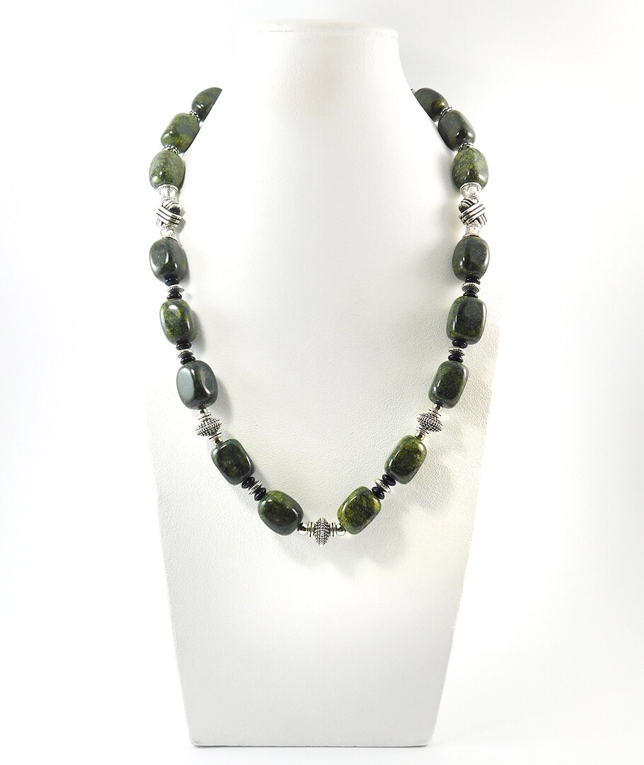 Necklace "Enchanted Garden" Jasper