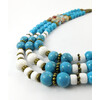 Necklace &quot;North Star&quot; Agate, Turquoise, Variscite