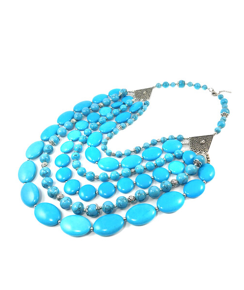 Necklace "Sea Song" Turquoise