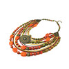 Necklace &quot;Breath of the Earth&quot; Jasper, Coral