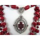 Эксклюзивное ожерелье "Приданое Романии" Коралл